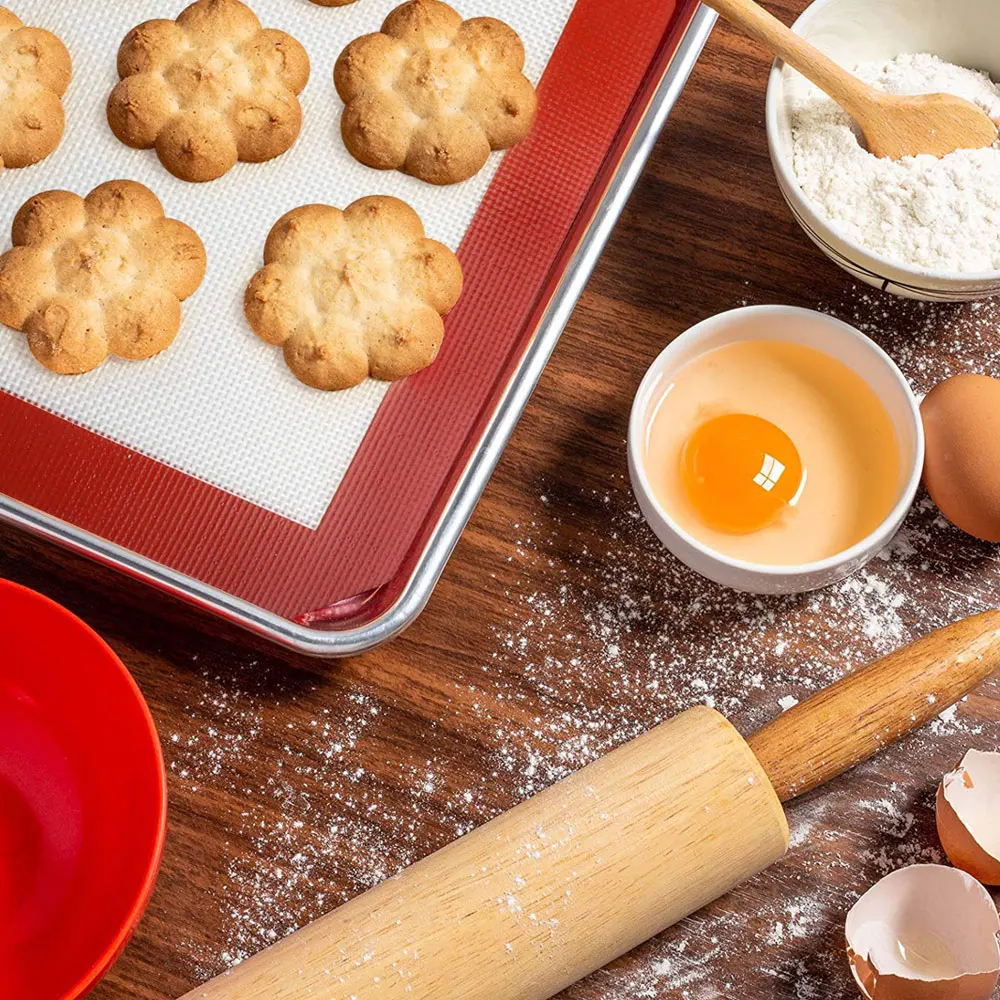 Силиконовый коврик для выпечки антипригарный лист инструменты кондитерских