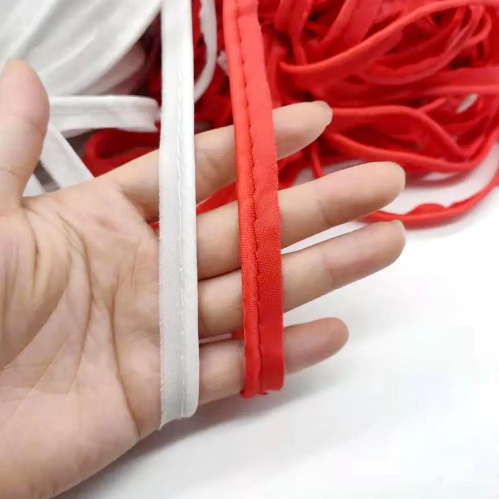 10 мм атласная полиэфирная лента для переплета с веревкой шнур лоскутного шитья