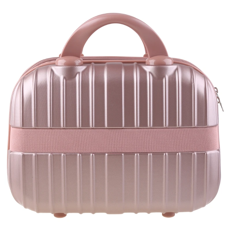 

28GD 14in Cosmetic Case Luggage Small Travel Portable Carrying Suitcase for Makeup
