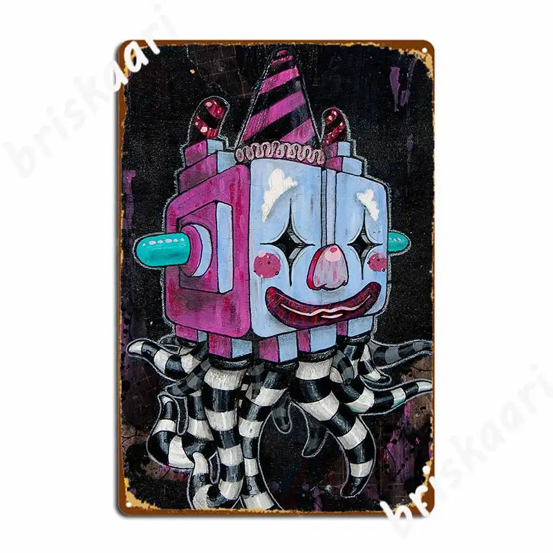 Металлический плакат Octobox для кинотеатра роспись в гостиной проектирование