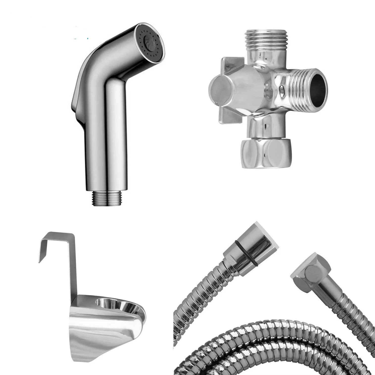 Спрей для ванной и туалета бытовая насадка биде очистки комбинированный аппарат