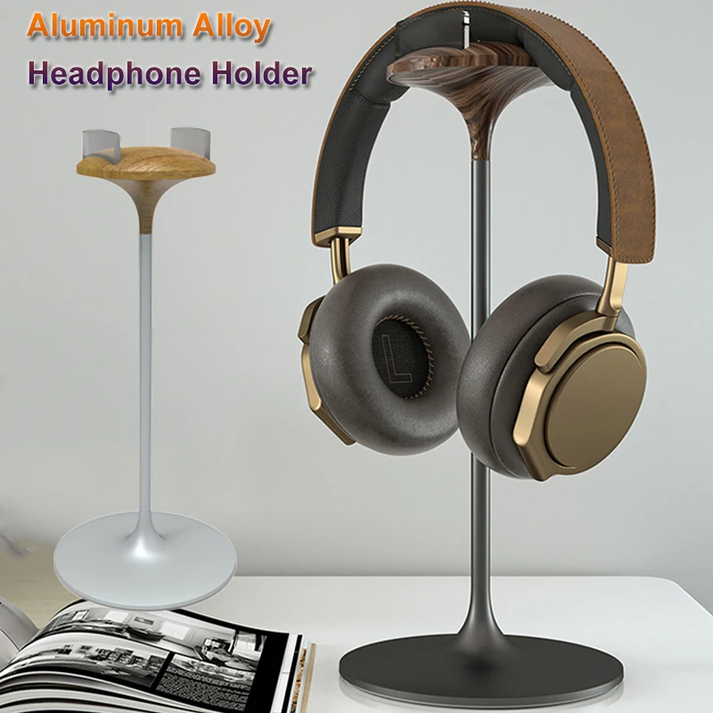 Suporte de Fone de Ouvido de Alumínio Fone de Ouvido Suporte para Airpods Bose para Sony Nogueira Faia Natureza Madeira Batidas Máximas Audio-technica Akg – &