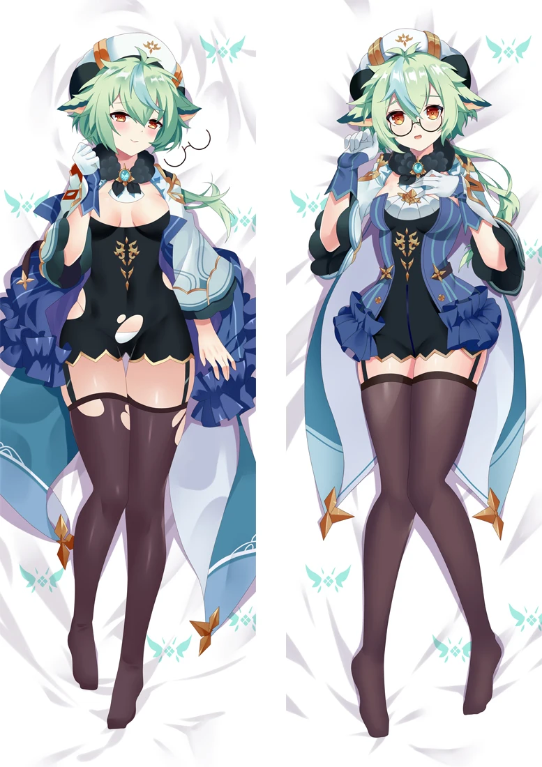 Genshin Impact Fischl Лиза Ху Тао Розария сахароза Eula Лоуренс Янь фей Косплей Подушка Dakimakura