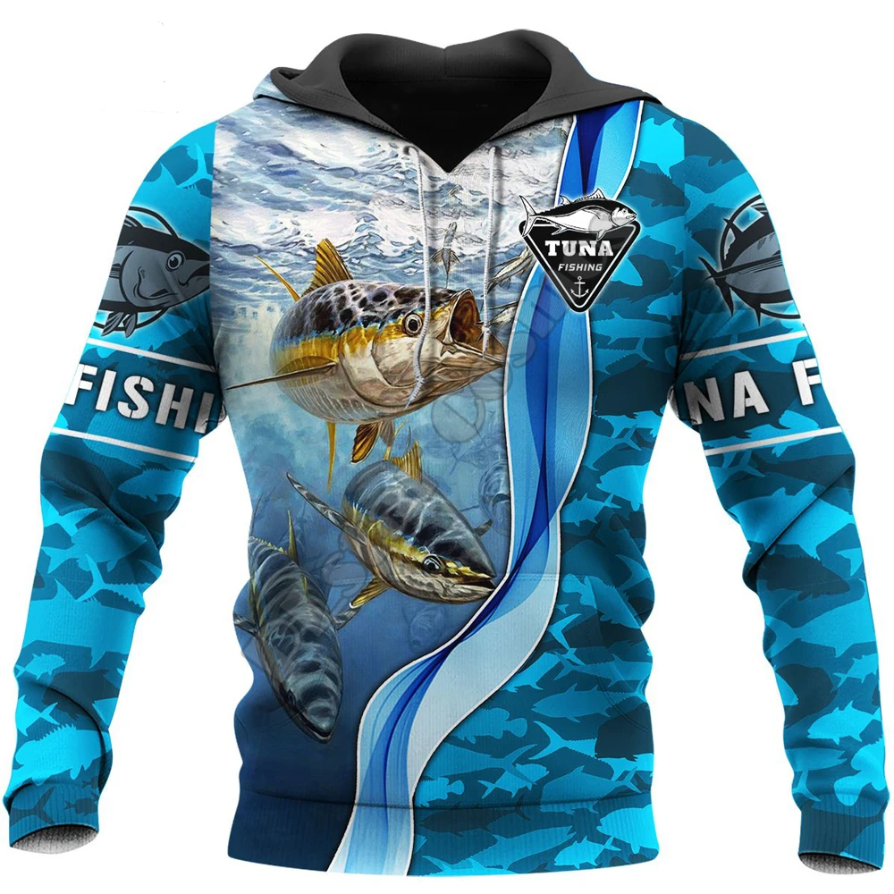 

3D All Over Printed Tuna Fishing Mens hoodies Harajuku Streetwear Hoodie Unisex Casual Pullover Autumn Jacket Tracksuits