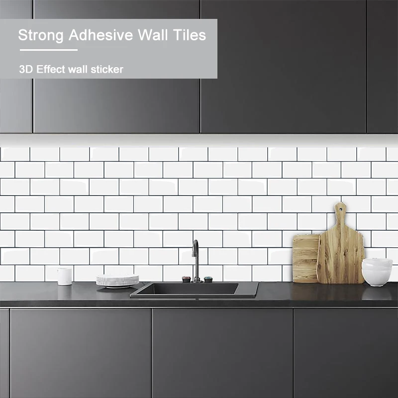 vividtiles thicker subway tiles peel and stick premium wall tiles stick on tiles kitchen backsplash 5 pieces pack free global shipping