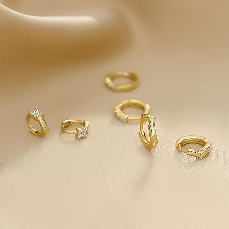 

Hot Personality Simple Women Ear Bone Nails Diamond Geometric Shaped Wedding Party Ear Bone Earrings