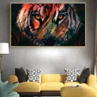 Картина на холсте AAHH с изображением тигра, современная картина с животными, настенный плакат для гостиной