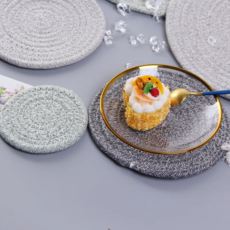 Скандинавский круглый стол противоскользящие подставки для напитков