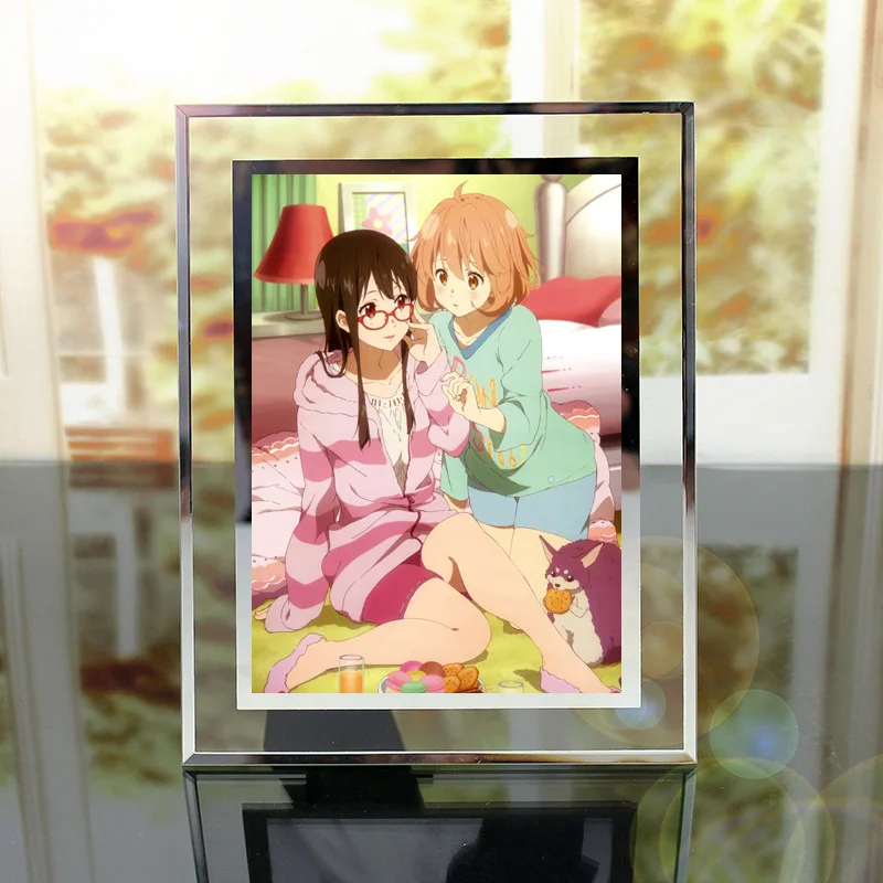 

Horimiya Photo Frame Anime Glass Decoration Frame Transparent Painting Frames