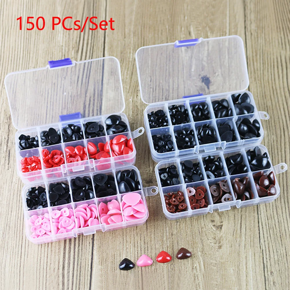 150 шт безопасный пластиковый треугольник прочные детские плоские кнопки ремесла