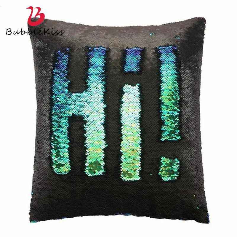 16 &quotx 16&quot Подушка Русалка чехол двухсторонняя Sequin Чехол сублимационная