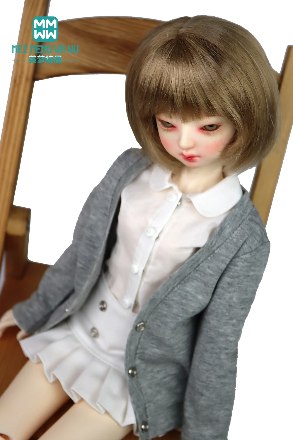 Одежда для куклы BJD подходит 40-65 см 1/4 1/3 SD MSD модная плиссированная юбка в