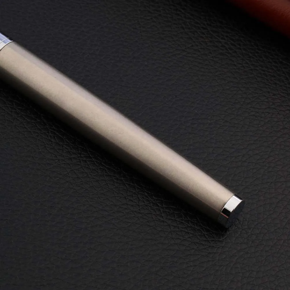 Ручка перьевая BAOER из нержавеющей стали 0 7 мм металлическая серебристая |