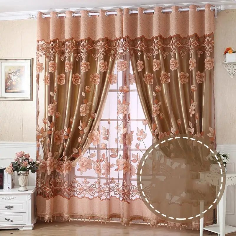 Tende Pour Le Salon European Cortinados дети Vorhang Gardinen спальня кухня Rideaux для гостиной Cortinas