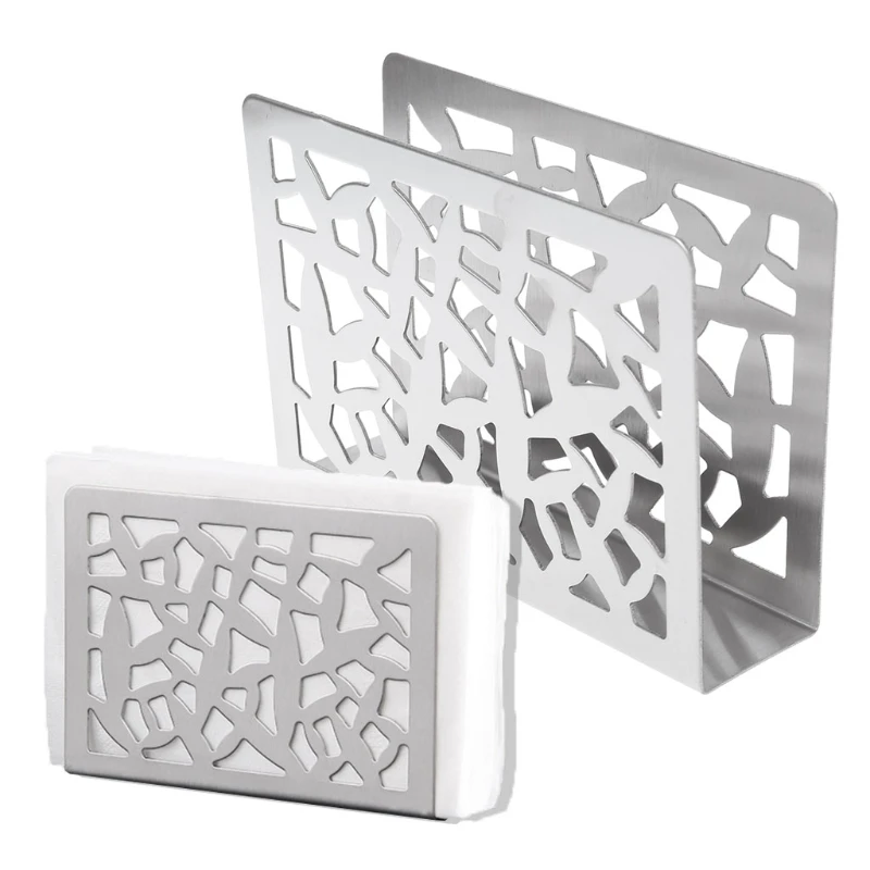 Новый органайзер для салфеток QL из нержавеющей стали держатель полый