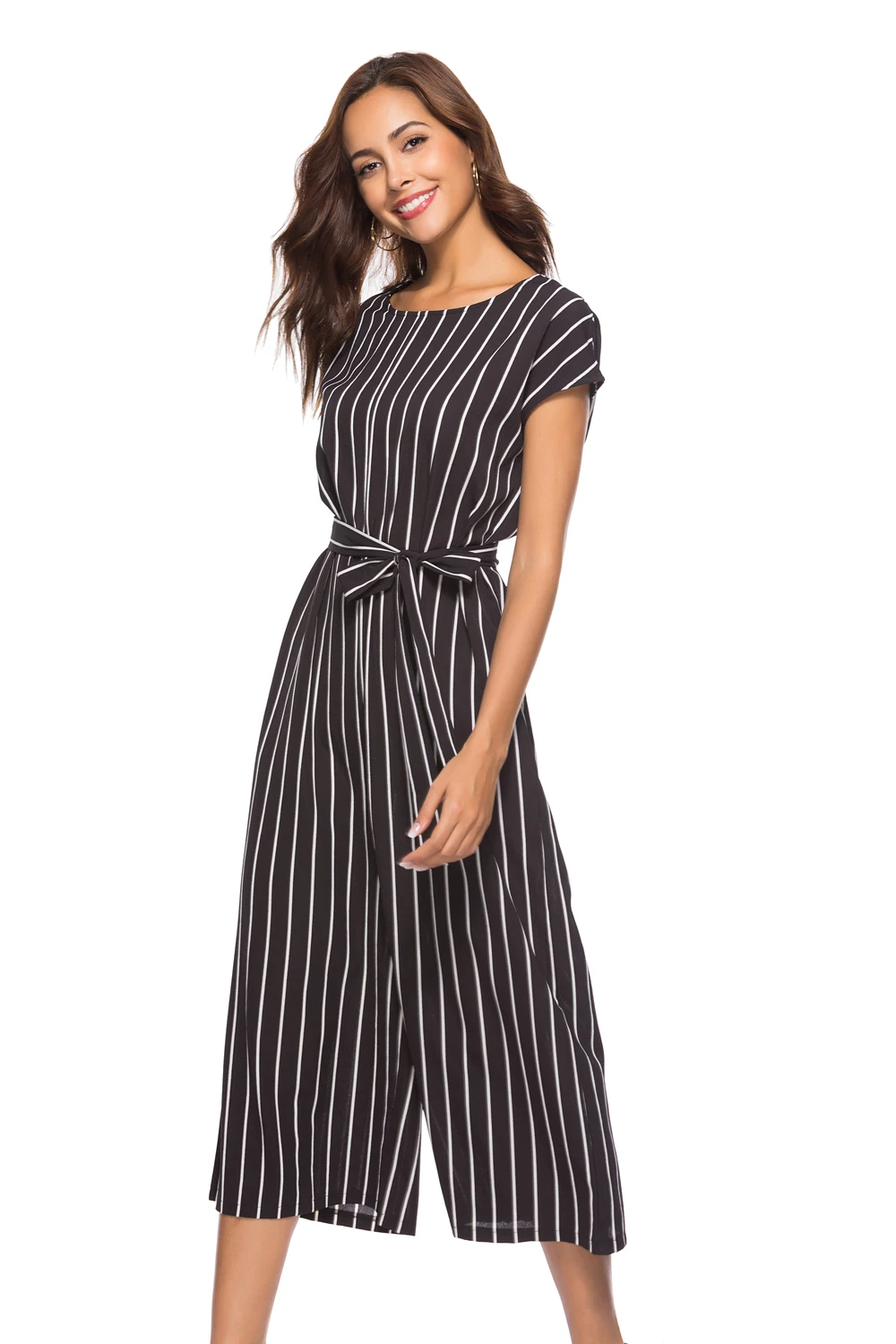 Новый Полосатый комбинезон для женщин|Женские комбинезоны| |