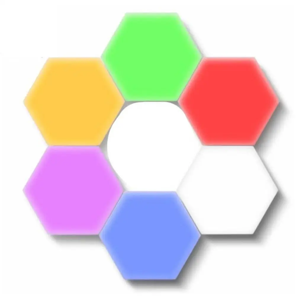 

New Quantum lamp led modular touch sensitive lighting Hexagonal lamps night light Modular creative decoration wall lampara