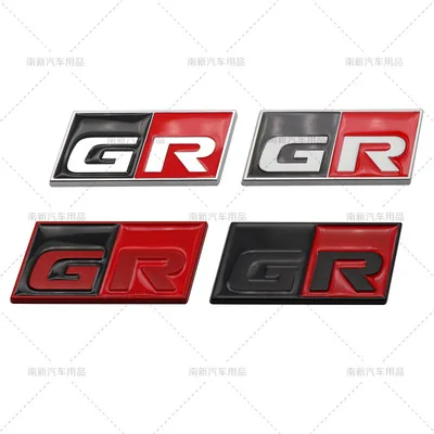 1X Металлическая Автомобильная наклейка GRMN Спортивная эмблема значок наклейки