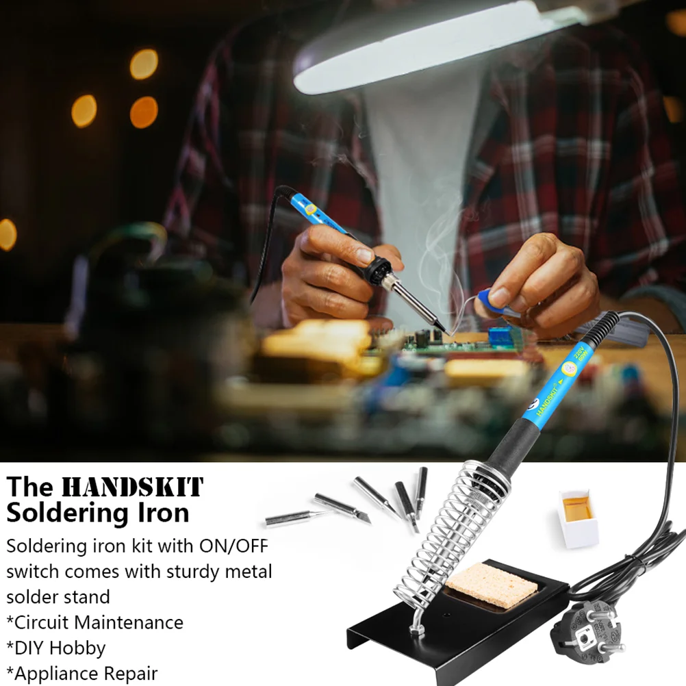 

Электрический паяльник, регулируемый паяльник 60 Вт, 21 шт./комплект