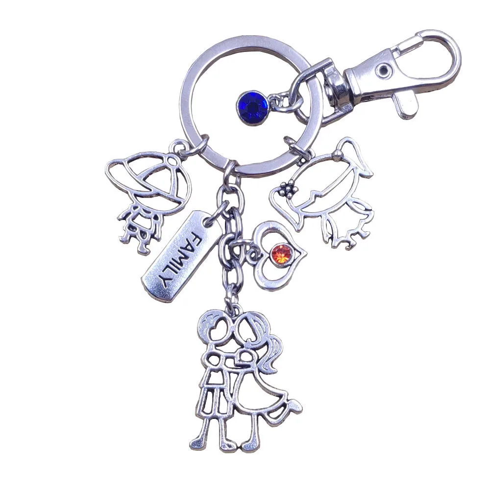 Романтическая пара Famaliy брелок для ключей с гравировкой доверие буквами слово