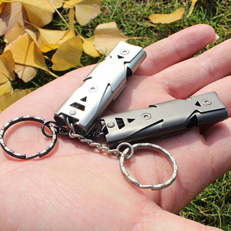 1 шт. свисток для выживания Urgence брелок из нержавеющей стали 150 дБ аварийный