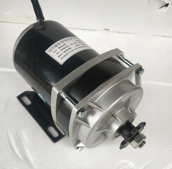 

AC36V500W 2800rpm 7:1 permanent magnet DC brushed motor, suitable for electric vehicles; entertainment equipment, etc.