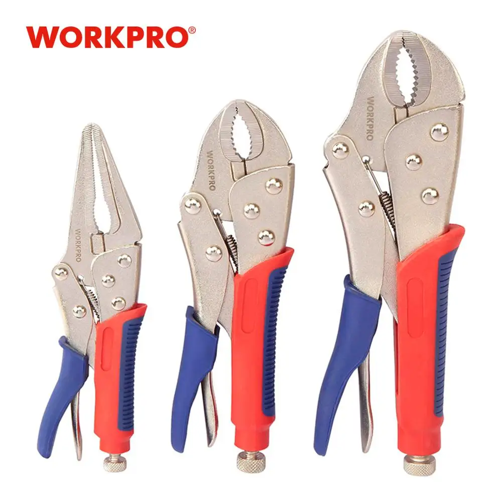 WORKPRO 3 шт. плоскогубцы сварочные инструменты Набор плоскогубцев 7 &quot10"