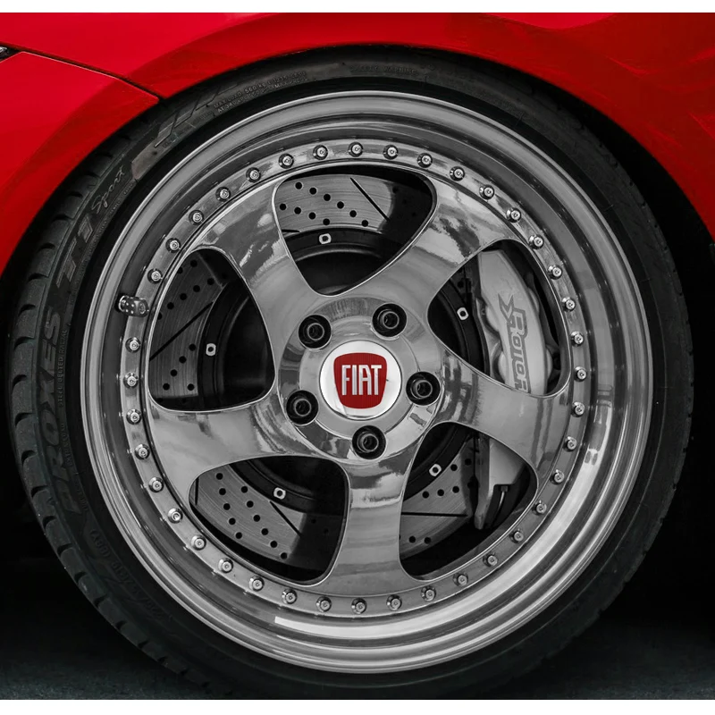 

4pcs 56/65mm Car Wheel Center Cover Stickers Emblem For Fiat 500 FR Punto Panda Stilo Bravo Grande Ducato Doblo Cronos Talento