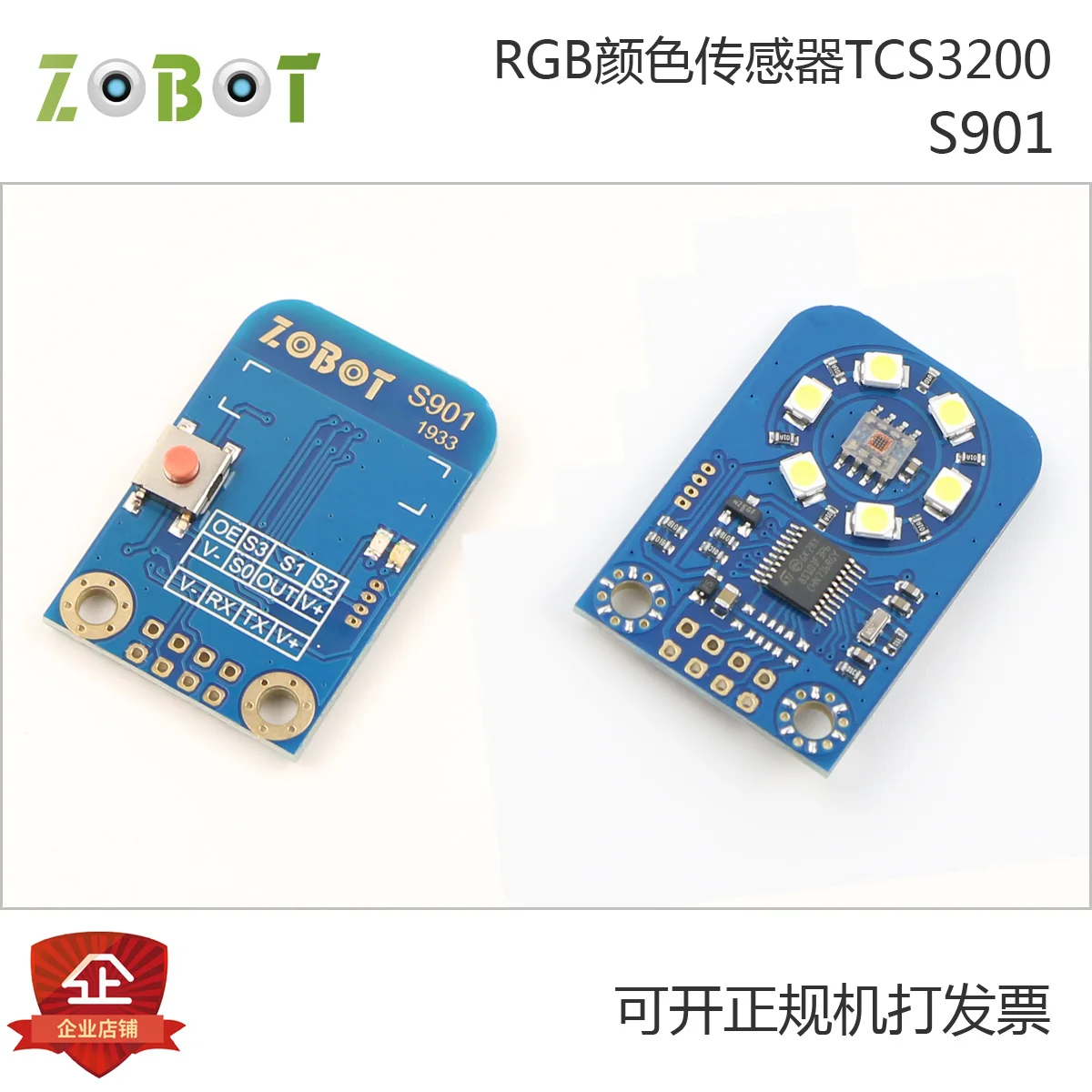 

TCS3200 Color Sensor / Color Recognition / Color Sensing Module / RGB Serial Port Output [S901]