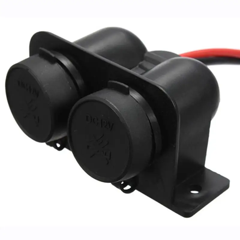 

10A 12V Car Charger 2 in 1 Cigarette Lighter Splitter Power Adapter USB Car-charger Socket For IPhone IPad Phone DVR GPS