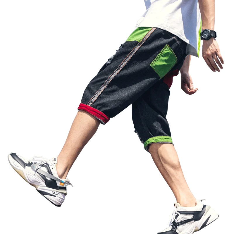 

2020 New Summer Men Jeans Shorts Fashion Designers Shorts Cotton Jeans Men's Slim Jeans Sweatpants M-5XL