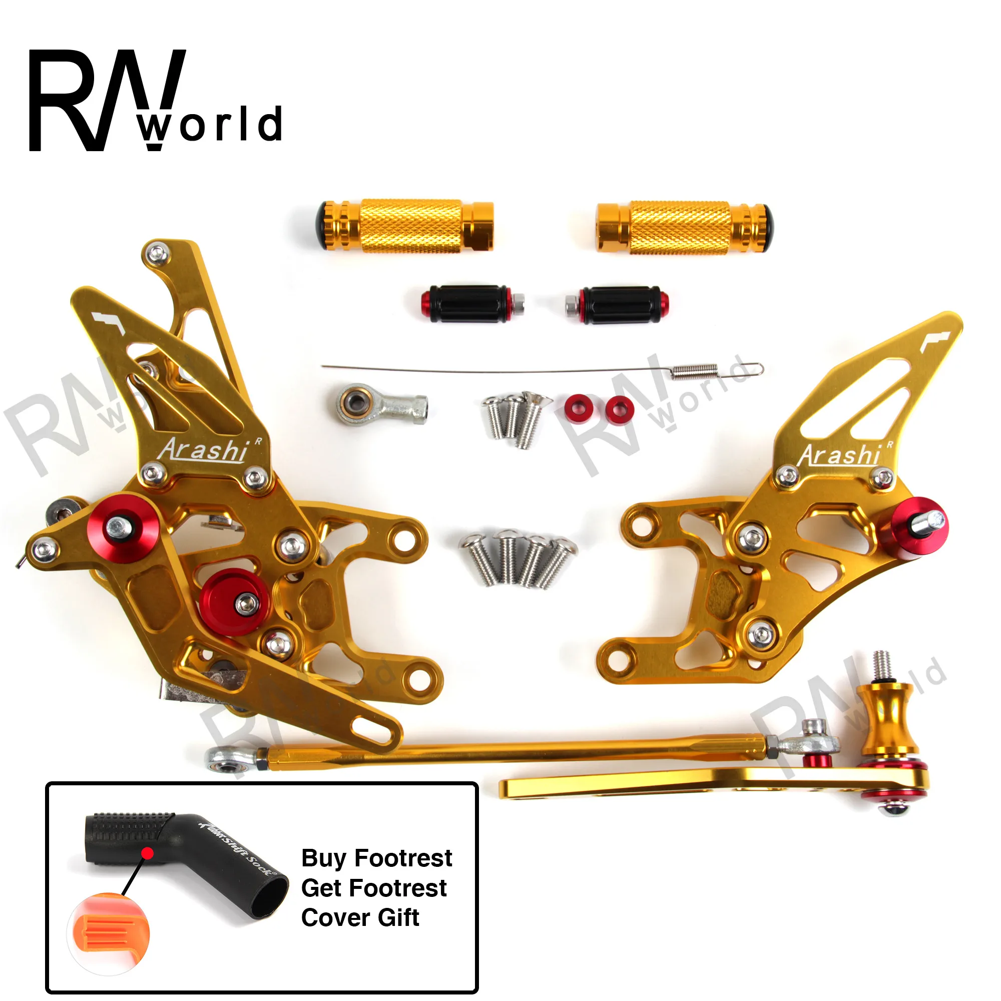 Мотоциклетная подставка для ног HONDA CBR1000 RR SP 2012 2019 CNC Регулируемые задние ножки Peg