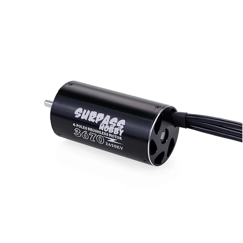 SURPASS HOBBY 3670 2650KV 4 полюса 5 мм вал бесщеточный Бессенсорное Водонепроницаемый мотор