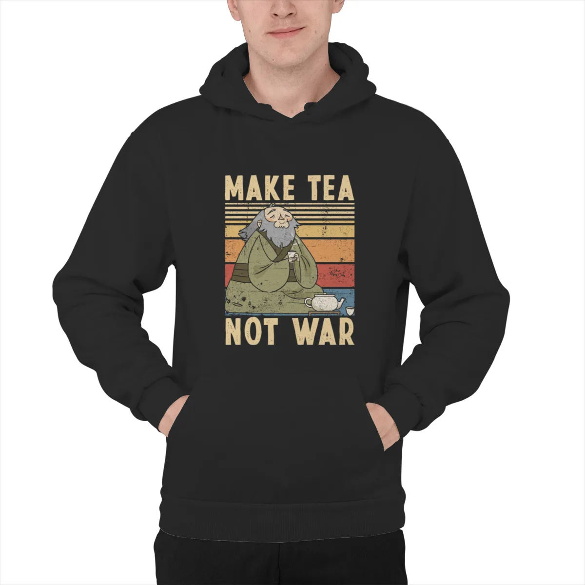

Men's Hoodie Make Tea Not War printingUnisex Couples Matching Punk Spring Pullover Sweat Homme 42472