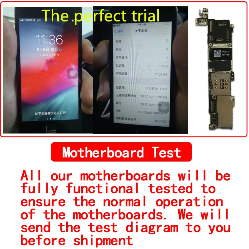 Полная разблокированная материнская плата для iphone 5S 100% оригинал с сенсорным