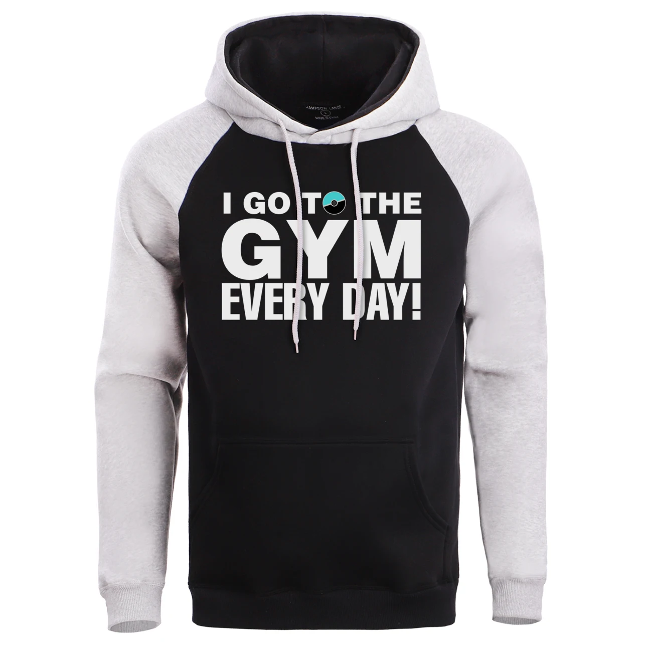 Забавный свитшот для мужчин спортзала на каждый день с круглым вырезом толстовки