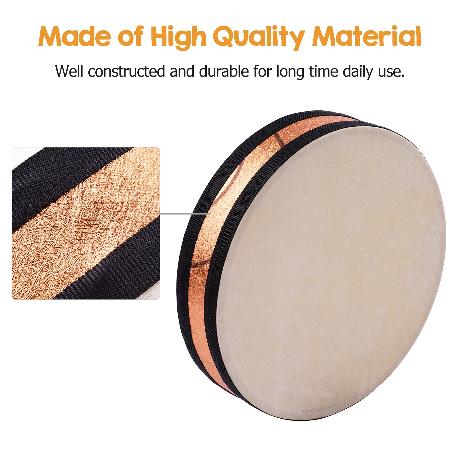 10-дюймовый Океанский барабан деревянный ручной морской волны перкуссионный