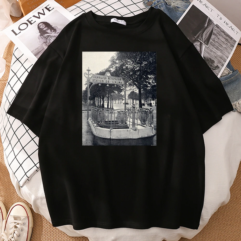 

Футболка женская оверсайз с принтом старого изображения, Мягкий Топ с круглым вырезом и коротким рукавом, дышащая удобная индивидуальная р...