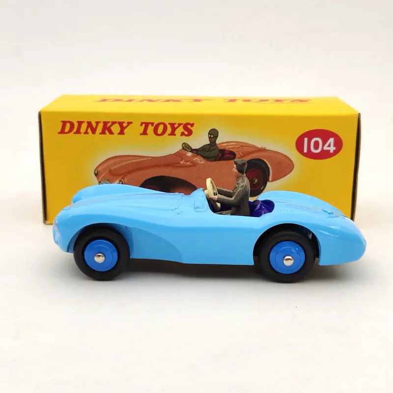 Коллекция голубых литых моделей DeAgostini 1/43 Dinky Toys 104 для Aston Martin DB3S| |