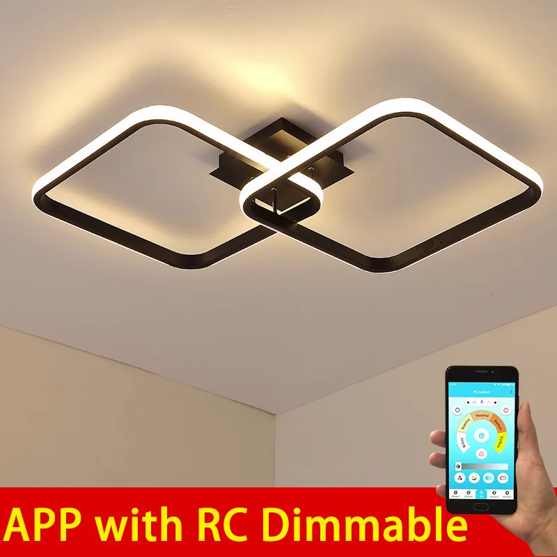 Современная светодиодная люстра потолочное крепление для гостиной спальни