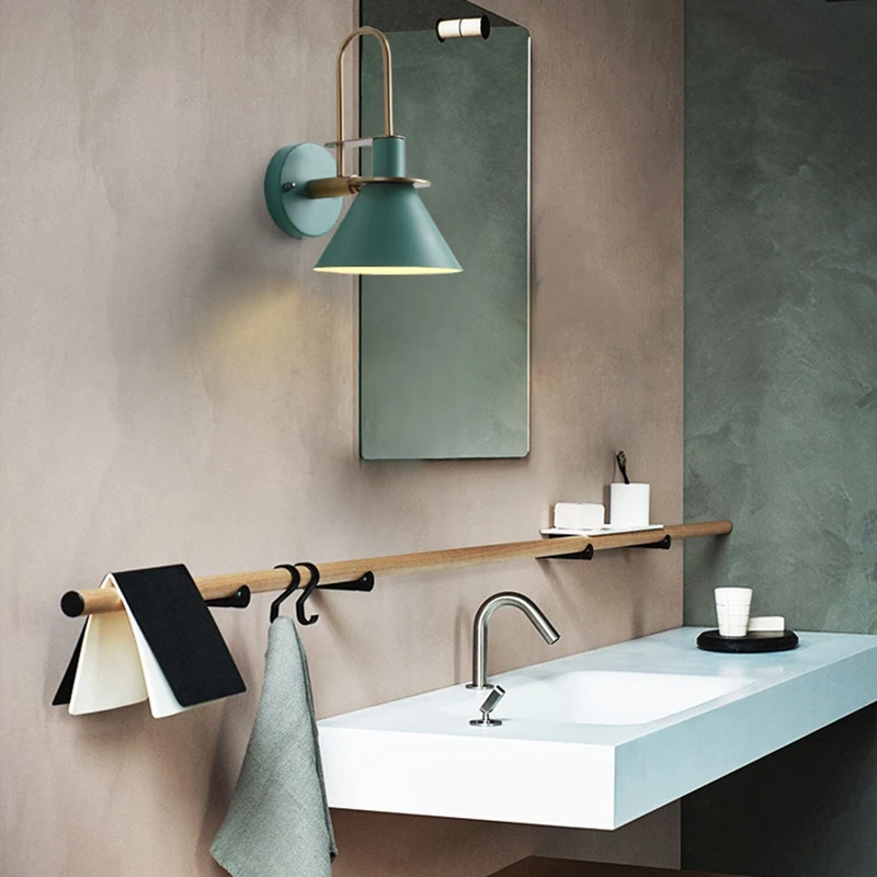 

Wall Lamp Bedroom Bedside Lamp Living Room Staircase Aisle Lamp Decorative Reading Lamp Lampshade