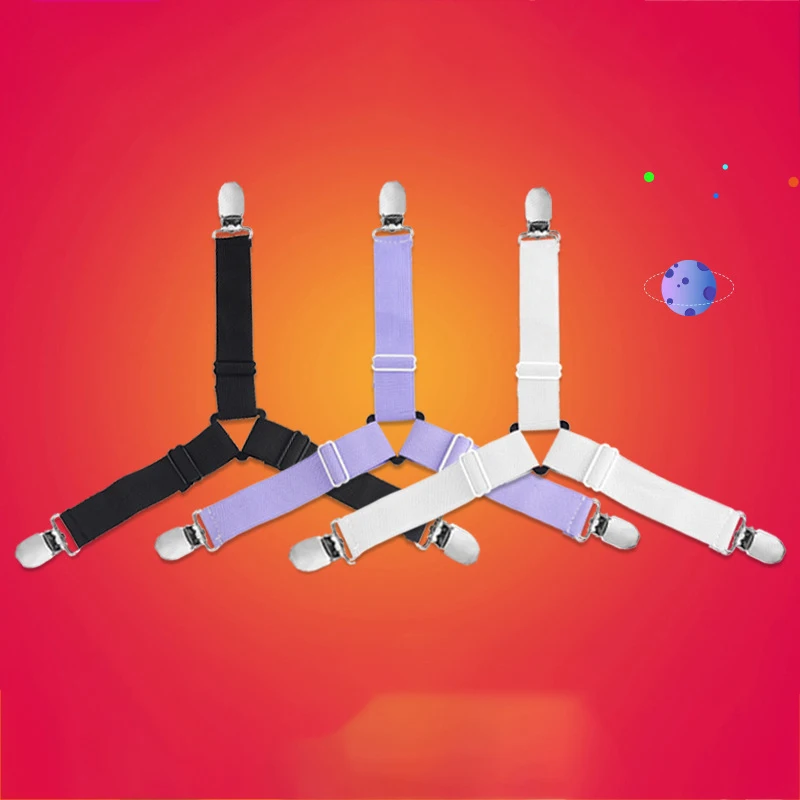 4 шт./компл. эластичные захваты для простыней крепежные зажимы ремня держатель