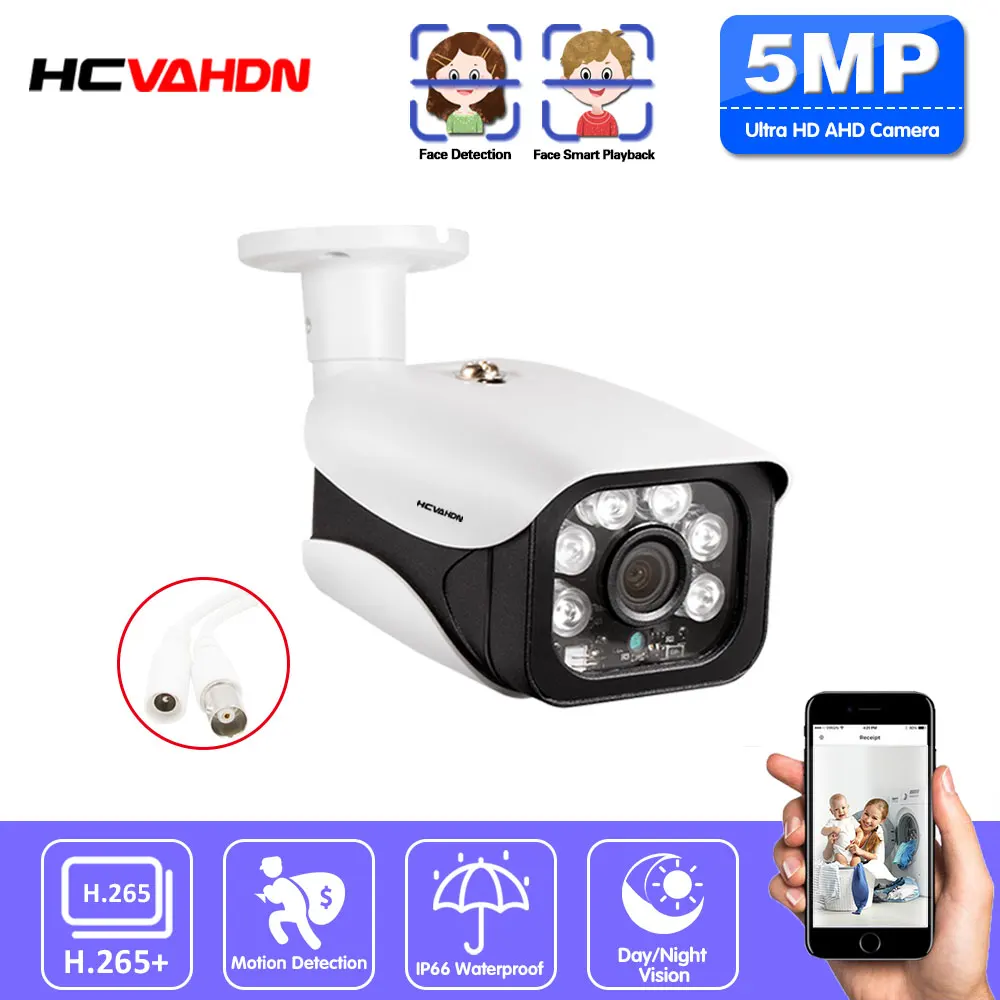 

Matrix of SONY IMX335 H.265 Surveillance 5MP In/Outdoor Night Vision Security camera Analog High Definition 5 megapixels