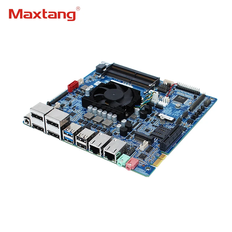 

Maxtang Процессор Amd с материнскими платами 4xusb 2xlan 6xcom 4xDP материнская плата игровой ПК V1605B процессор Amd Материнская плата