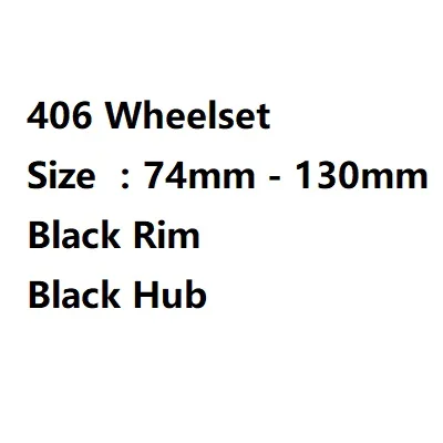 406 74-130mm Litepro 406 451 20 Inch Folding Bike Wheelset 4 Bearing Double Wall Alloy 16/20 Hole Rim SP8 Vp18 Folding Road Bicycle Wheel Set - Цвет: 406 74-130mm