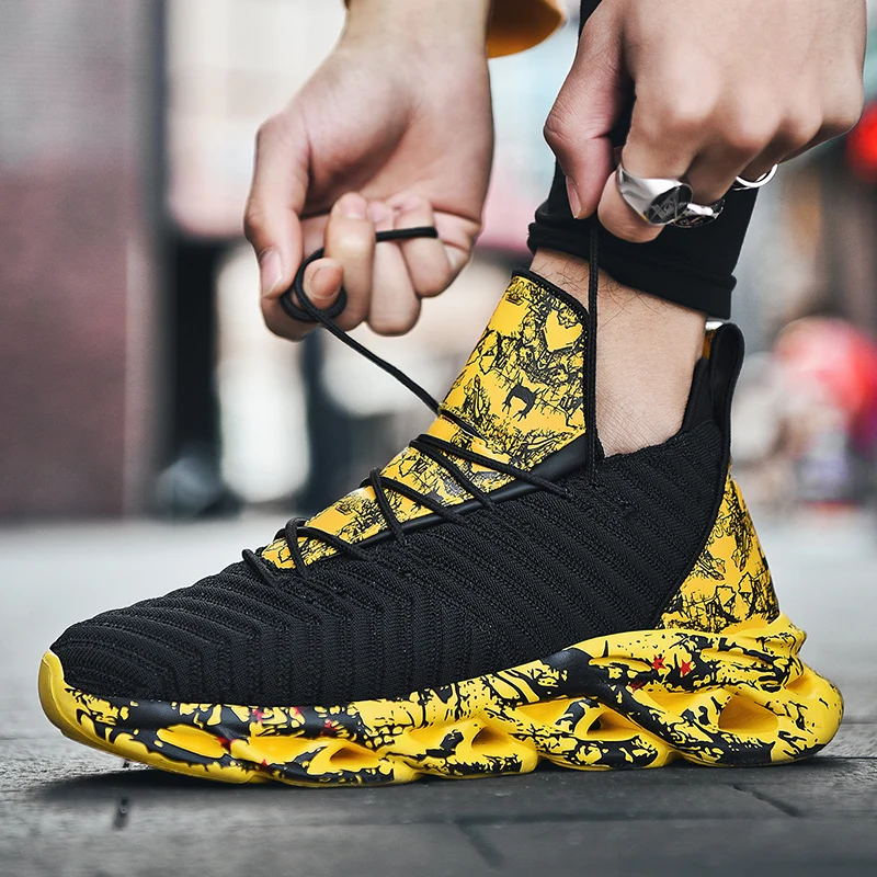 

Men Sneakers mens shoes casual Basketball shoes Breathable Lace Up Men Mesh Shoes Fashion Casual No-slip Mesh (Air mesh)