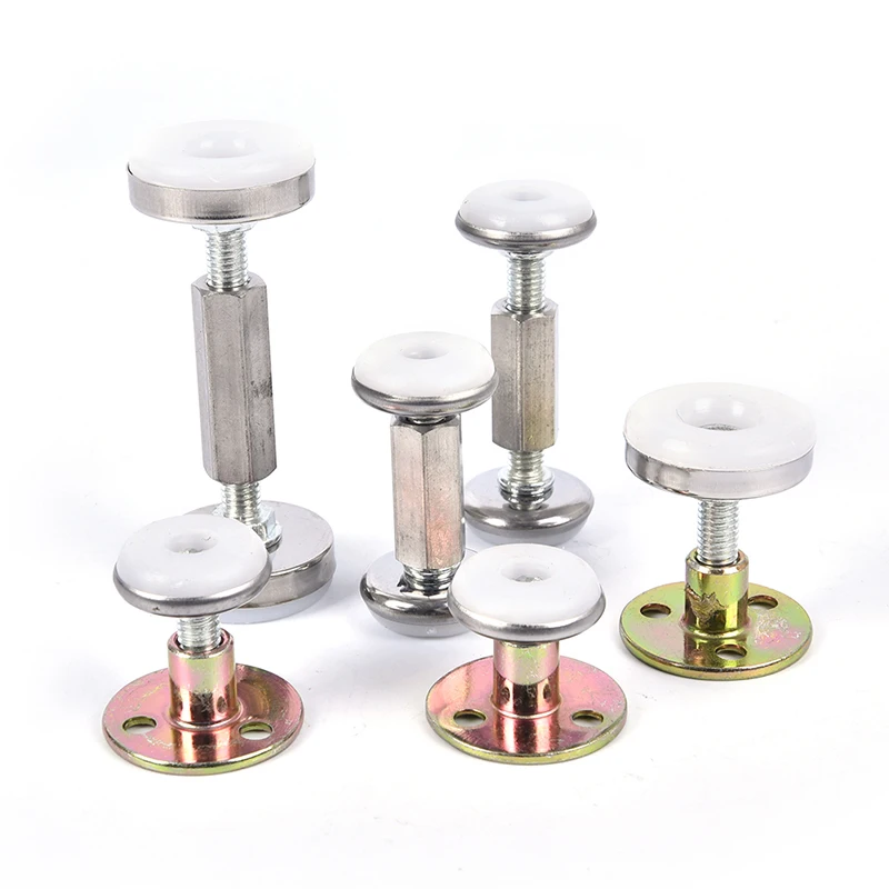 

Verstelbare Meubilair Vaste Beugel Rvs Legering Muur Bed Stabilizer Zelfklevende Deur Stopper Anti-Shake Hardware