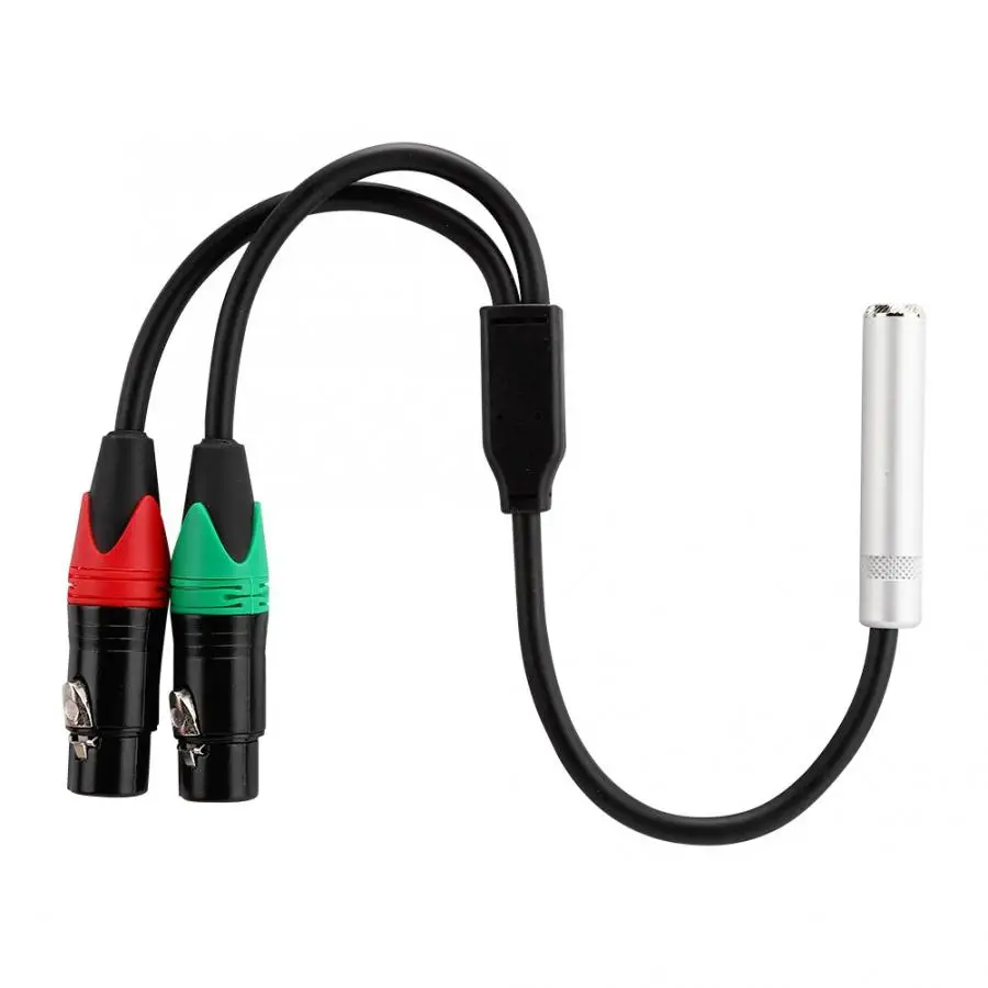 Кабель для подключения аудио 0 3 м 24awg из чистой меди с двойной защитой 6 35
