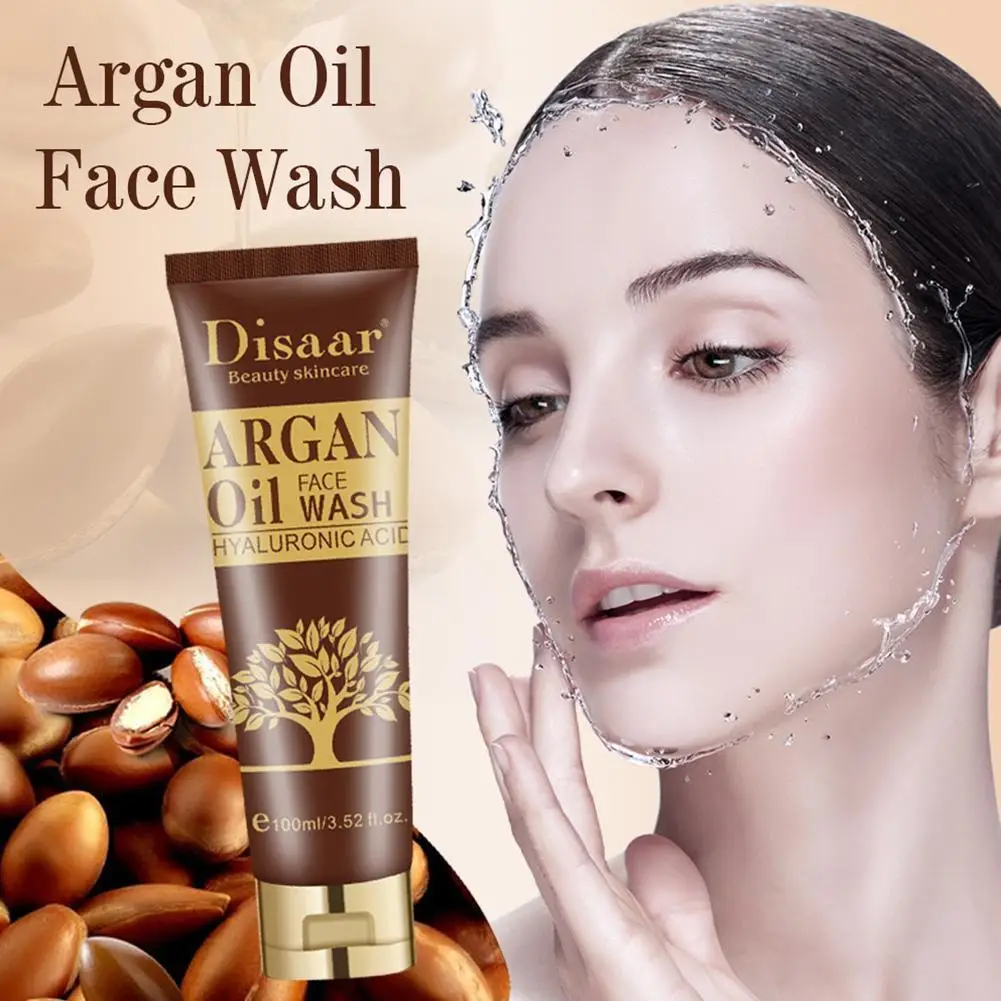 

Disaar Argan Morocco Cleanser Amino Acid Foam Cleanser Deep Cleaning Moisturizing Oil-control Face Skin Care Wash Tool N1