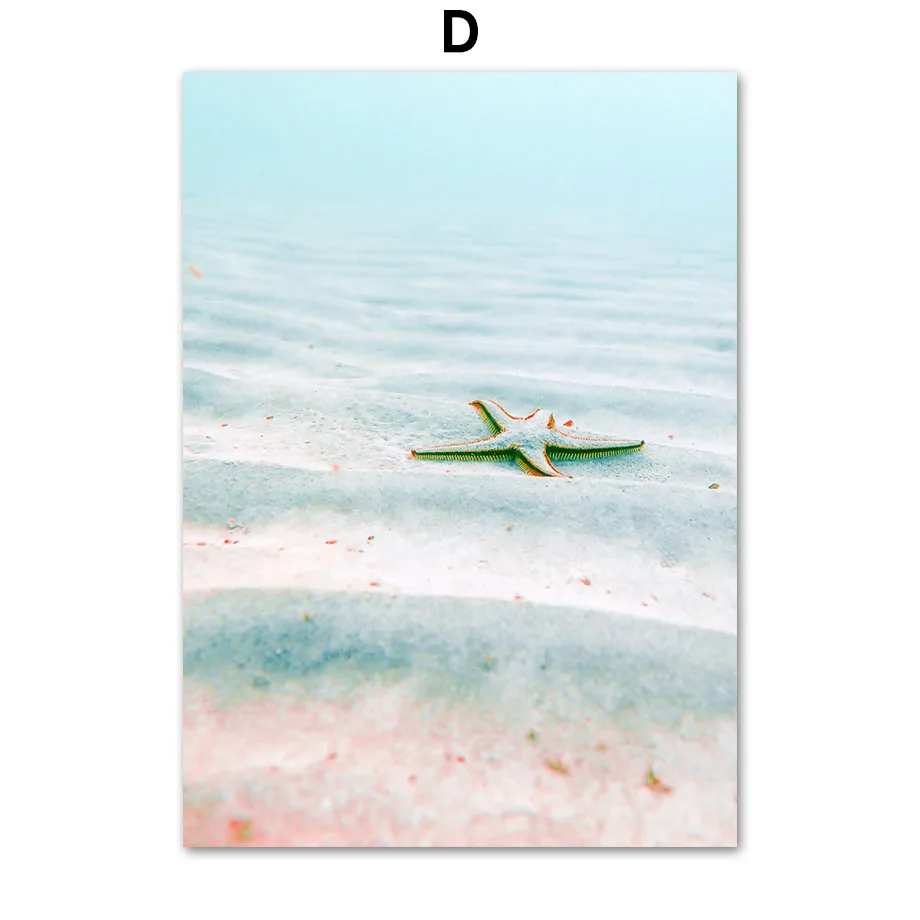 Картина на холсте настенное искусство розовый морской пляж гамак с ананасами